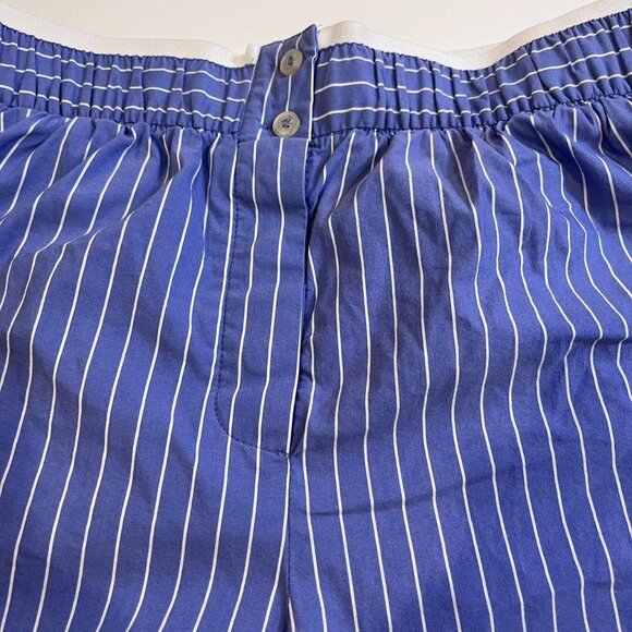 zara blue and white striped boxer shorts size small - Picture 5 of 8